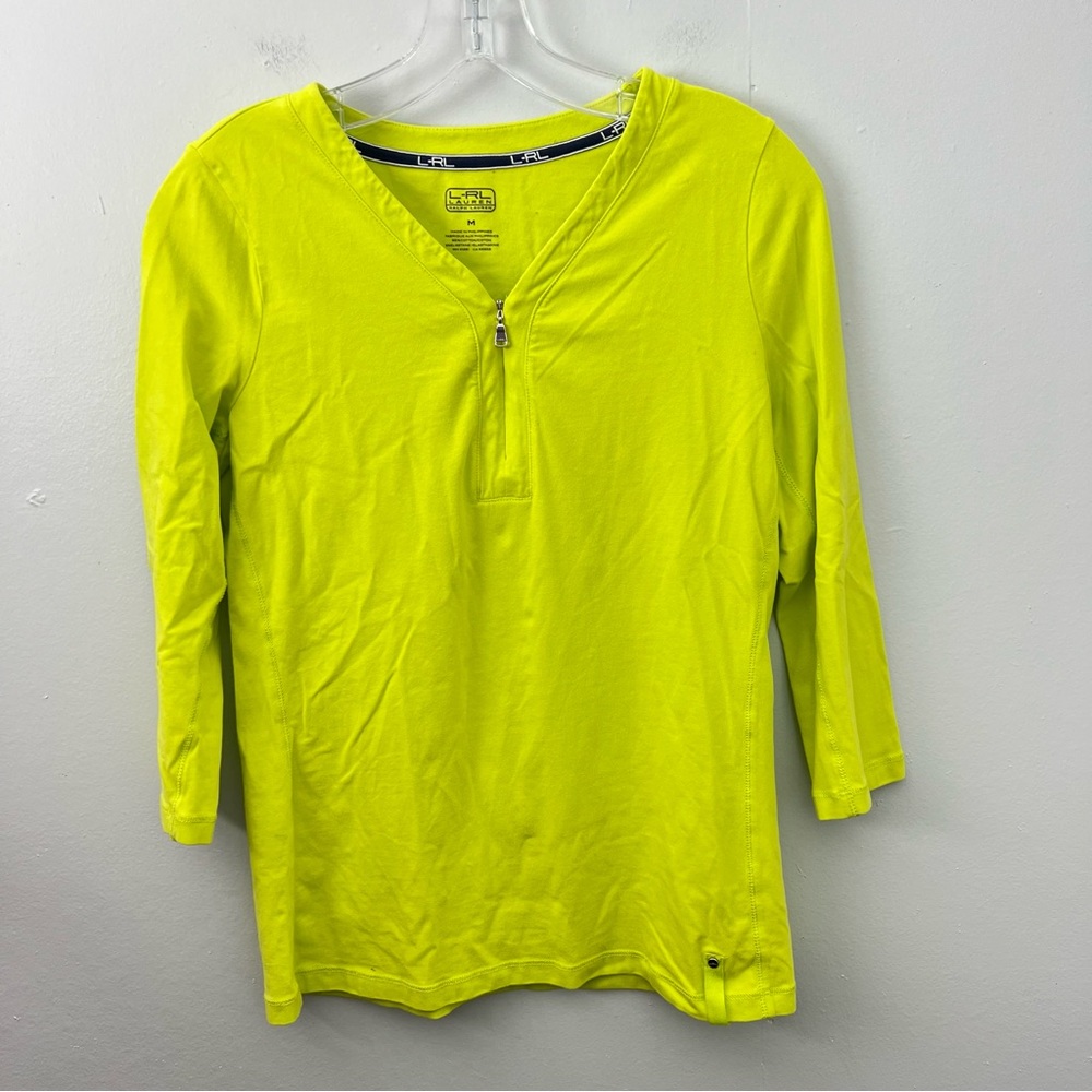 Lauren Ralph Lauren Neon Top Zipper